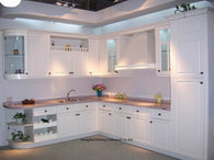 PVC/vinyl kitchen cabinet(LH-PV035)